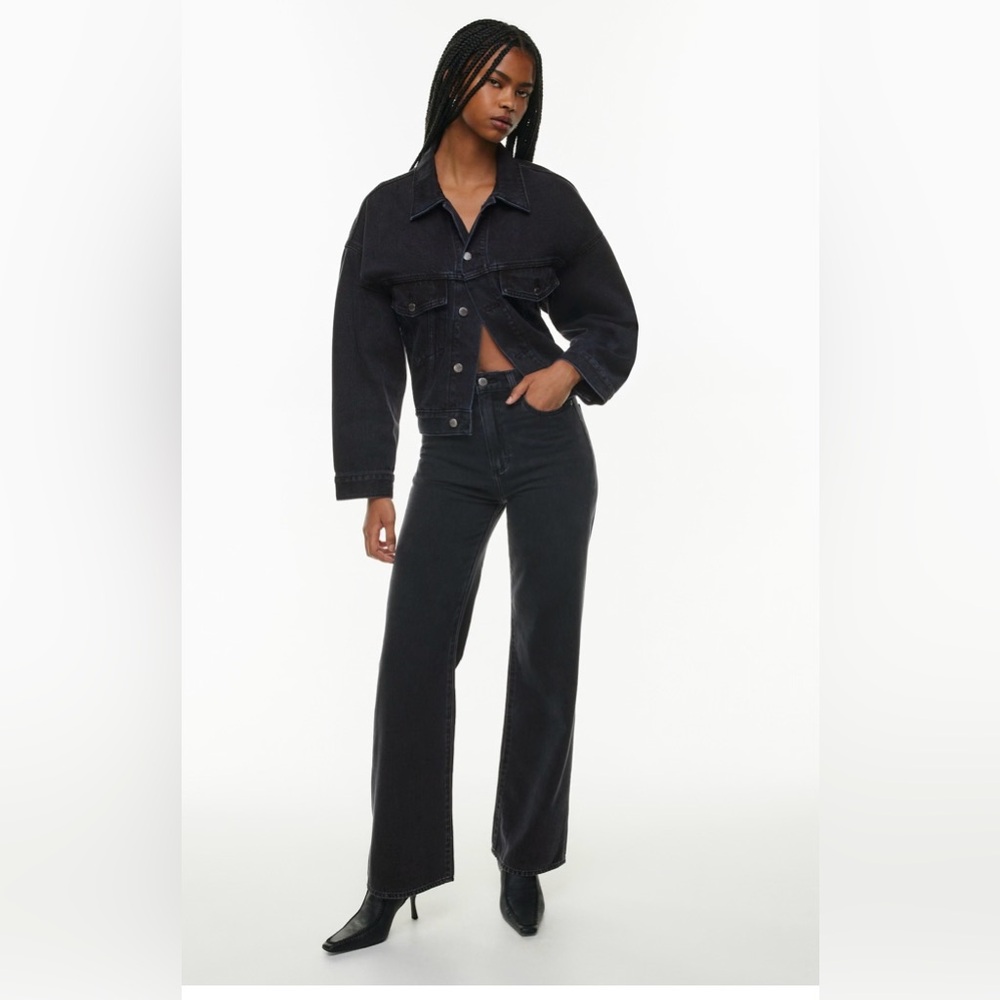 Denim Forum The '90s Winona Hi-rise Wide Jean